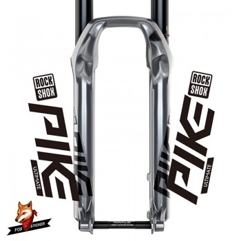 Moutain Bicycle MTB Fork  Decal Stickers for rock shox PIKE ULTIMATE